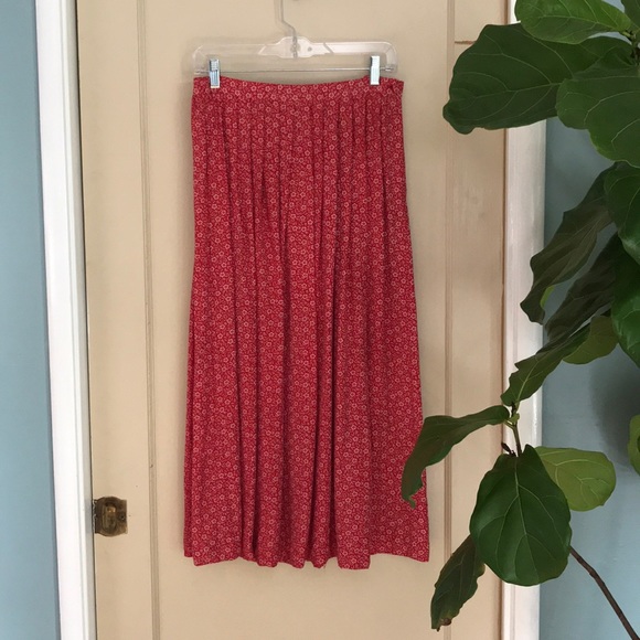Vintage Dresses & Skirts - Vintage Eagle’s Eye floral midi skirt